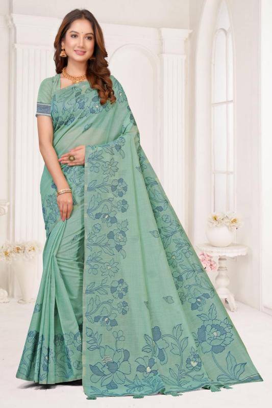 Tulsi WEC-1002 cotton Cotton saree wholesale
